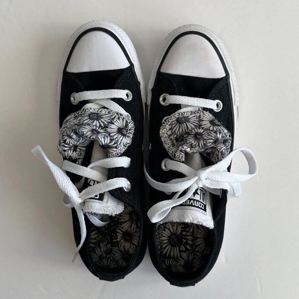 Converse - Women's Floral Double Tongue Shoes 5